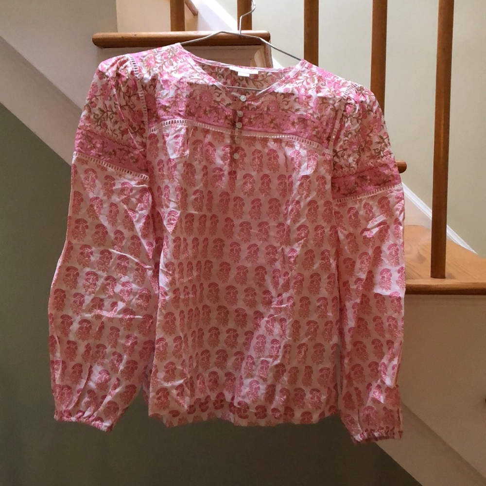 Indian print top